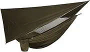 ARTSEWPLY 1Set Outdoor Camping Hammock Set with Canopy Awning Lightweight Portable Sunshade for Hiking Climbing and Travel Compact Design for and Carrying