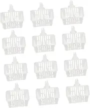 KICHOUSE 12Pcs Mini Shopping Baskets for Small Candy Baskets Play House for Imaginative Play and Candy Storage Fun Present for Boys