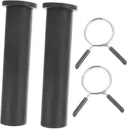 ibasenice 1 Set Adjustable Slip Handle Grip for Barbell and Dumbbell Durable Multi Function Fitness Equipment with Removable End Cap for Weight Lifting and Home Workouts