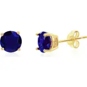 Donatello Gian Sterling Silver Blue Stud Earrings at Nordstrom One Size