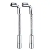 2pcs L Shaped Angled Hex Socket Wrench 7mm 8mm Double Ended Socket Spanner