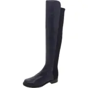 Stuart Weitzman Womens Navy Tall Knee-High Boots Shoes 37 Medium (B,M) BHFO 8668