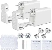 [Anzero] 16 Pcs Ear Piercing Kit, Disposable Ear Piercing Gun with Cubic Zirconia Stud, at Home Self Ear Piercer Kit