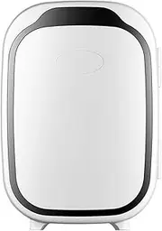 Mini Fridge, 6 Liter/6 Can Portable Cooler and Warmer Personal Refrigerator for Skin Care, Cosmetics, Beverage, Food,Great for Bedroom, Office, Car, Dorm,B