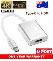 USB Type C USB-C to HDMI 1080p HDTV Adapter Cable for Apple iPhone 16 Pro max au