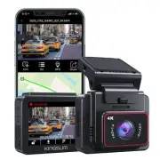 D5-4K Dash Cam with WiFi - Front Dash Camera for Cars with GPS and Speed, Son...