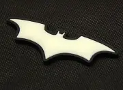 The Dark Knight Batman 3D PVC Glow In The Dark GITD SWAT Rubber Patch Hook