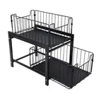 Under Sink Organizer Iron 2 Tier Pull Out Spice Rack Countertop Storage Shelf Fo