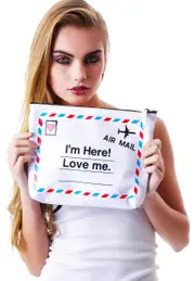 [Wildfox Couture] Air Mail Kitten Clutch