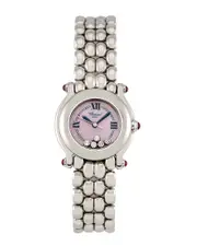 Chopard Women's Happy Sport Diamond Watch, Circa 2000's (Authentic Pre-Loved)