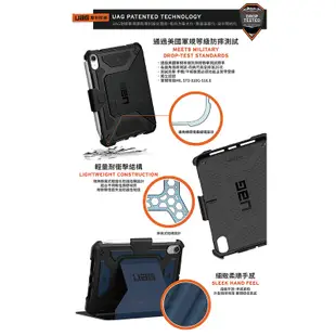 UAG 都會款 iPad 10 10.9吋 Mini6 耐衝擊 美國軍規防摔殼 皮套 支架可站立 保護套 保護殼 背蓋