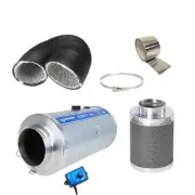 Phresh Silenced EC Hyperfan v2 (6") + Phresh Carbon Filter 150x300MM + 5M Duct