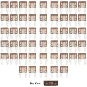 7A Amp 50x Mini Blade Fuse APM ATM Motorcycle Automotive Trip Spade Set Kit