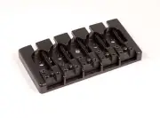 Hipshot A Style 5 String Fender Retrofit Bass Bridge Aluminum Black 5A5FM3AB