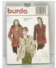 Unopened Vintage BURDA3923 Women’s Jacket Sewing Patterns. Printed In WGermany