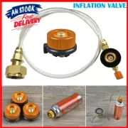 Gas Stove Propane Refill Adapters Flat Cylinder Tank Coupler Tool for Camping