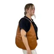 FAWN Women's The Slouchy Tote in Brown Matte FD0087 H7