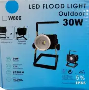 30W LED Flood Lamp Outdoor Bulb Lamp Security Floodlights