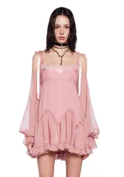 [Current Mood] Whirlwind Radiance Mini Dress - Pink