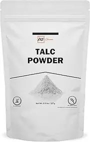 mGanna 100% Natural Talc Powder for Facial Make-up and Cosmetic formulations 0.5 LBS / 227 GMS