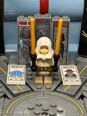 Custom White Temple Guard - Printed on Official Lego - BrickLuv Custom