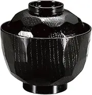 Bowl: 3-189-1 Black New Turtle Shell Small Suction Bowl, φ3.8 x H 3.7 inches (9.7 x 9.3 cm), 10.2 fl oz (285 cc), 3.2 oz