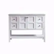 Bathroom Vanity Matt White 1200mm With Stone Top