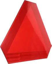 Slow Moving Vehicle Sign Reflective Triangle Metal Weatherproof Design for Agricultural Trucks Box Trucks