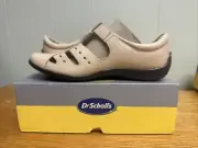 Dr Scholls Shoes Womens 8W Closed Toe Fisherman Sand Leather Hook and Loop Flats