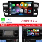 9" Android 11 Carplay Car Stereo GPS Radio For Subaru Outback Legacy 2003-2009 (for: Subaru)