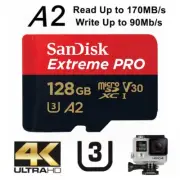 SanDisk Micro SD Extreme Pro 128GB Memory Card Dash Action GoPro 4K 170MB/s A2