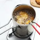 Air Fryer Accessory Cookware Fryer Kitchen Multipurpose Deep Frying Pot
