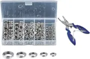 Anillas Dobles De 5 a 9 MM Para Hacer Joyas Llaveros Para Llaveros Mini Anilla