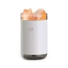 Salt Stone Air Humidifier USB Aromatherapy Essential Oil Diffuser (White)