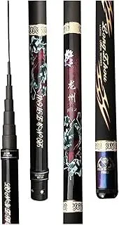 Fishing Pole Fishing Rod ，Carbon Fiber Telescopic Fishing Rods Power Hand Pole 2.7M-10M Ultra Light Hard Freshwater Carp Stream Rod (Color : A, Size : 6.3 m)