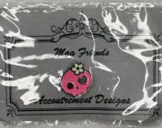Needle Minder Magnet “Light Pink Skull”Accoutrement Designs-Mag Friends, NEW!