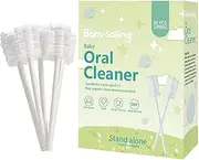 Newbornn Oral Cleaner - Newbornn Gauze Toothbrush, Infant Mouth Cleaning Wipes | Soft Tongue Cleaner for Babies, Dispoosable Gauze Toothbrush with Paper Handle, Oral Hygiene Supplies for Travel, Home
