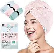 Lili&James Cotton Hair Towel Wrap