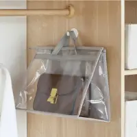 在飛比找momo購物網優惠-【品川製物】包包防塵收納袋(透明防塵收納袋)