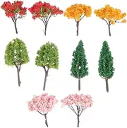 1 Set Micro Landscape Decoration Artificial Tree Realistic Garden Room Decor Little Kit Fairy Miniatures Mini Tree Fake Faux Decorations Artificial Miniature Plant Plastic