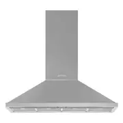 Smeg 120cm Portofino Wallmount Rangehood - Stainless Steel