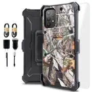 Bundle+ For Samsung Galaxy A32 5G Full Body Holster Phone Case w/Glass