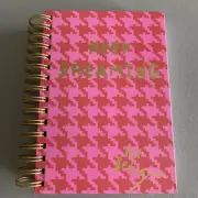 Notebook Journal Diary Betsey Johnson Pink Keep Dreaming Xox Betsey Spiral BTS