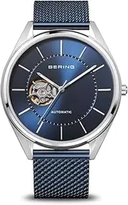[BERING] Arctic Symphony Collection Men's Ring Brushed Silver with Stainless Steel