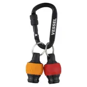 Vessel Ball Grip Bit Holder with Carabiner 1/4" Hex QB-22K2RY