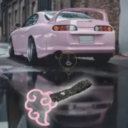 Pink Anime Cloud JDM Ring Tsurikawa Bus Car Handle Strap -Black Clouds Nylon X1