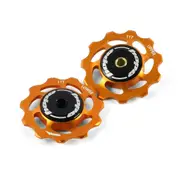 Hope Jockey Wheels Pair - Orange Size 11t