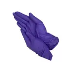 (20支入) 3D波紋 ✨指滑加強 紫色NBR手套 加長無粉手套 丁晴手套 加厚款 食品用手套 清潔手套 耐油手套