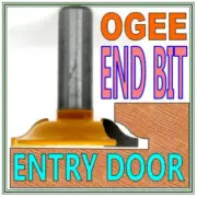 1 pc 1/2" SH Roman Ogee End Router Bit For Entry Door Set S