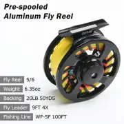 Fly Fishing Rod Set Carbon Fiber Fly Rod with Line Lures Reel for Trout Carp Fis